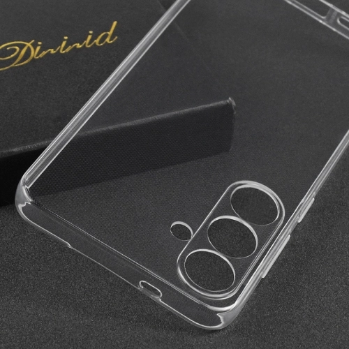 Samsung Galaxy S25 Plus Kılıf Kamera Korumalı Esnek Silikon Kapak - Şeffaf