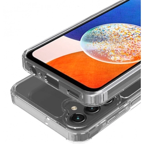 Samsung Galaxy S25 Plus Kılıf Magsafe Şarj Özellikli Şeffaf Sert PC Embos Kapak - Şeffaf