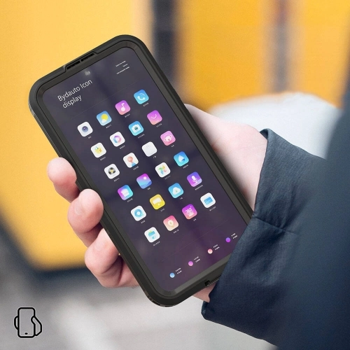 Samsung Galaxy S25 Plus Kılıf Su Geçirmez Toza Dayanıklı IP68 Sertifikalı 360 Tam Koruma Kapak - Siyah