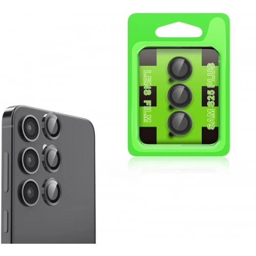 Samsung Galaxy S25 Plus Lens Kamera Koruyucu Parmak İzi Bırakmaz CL-07 - Gümüş