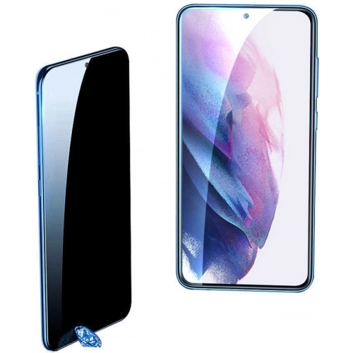 Samsung Galaxy S25 Ultra Ekran Koruyucu Tam Kaplayan Kenarları Kırılmaya Dayanıklı Cam - Siyah