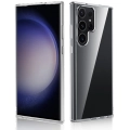 Samsung Galaxy S25 Ultra Kılıf Sert Arka Yüzey İnce Droga Kapak - Şeffaf