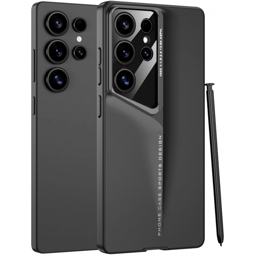 Samsung Galaxy S25 Ultra Kılıf Ultra İnce Kameralı Korumalı Sert Rubber Procase Kapak - Siyah