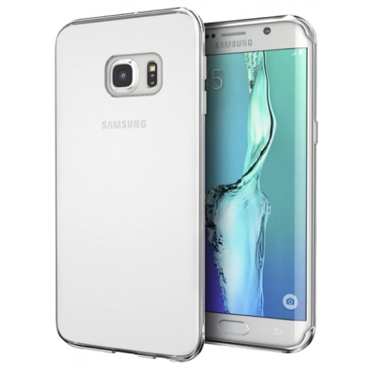 Samsung Galaxy S7 Edge Kılıf Ultra İnce Kaliteli Esnek Silikon 0.2mm - Şeffaf