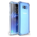Samsung Galaxy S8 Kılıf Silikon Köşe Korumalı Airbag Darbe Emici Kapak - Şeffaf