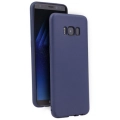 Samsung Galaxy S8 Kılıf İnce Soft Mat Renkli Esnek Silikon Kapak - Lacivert