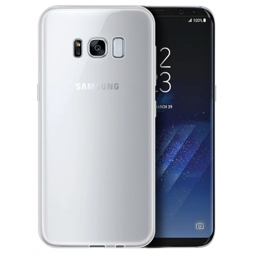 Samsung Galaxy S8 Kılıf Ultra İnce Kaliteli Esnek Silikon 0.2mm - Şeffaf