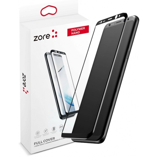 Samsung Galaxy S8 Plus Nano Tam Kaplayan Polymer Ekran Koruyucu - Siyah