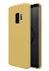 Samsung Galaxy S9 Kılıf İnce Mat Esnek Silikon - Gold