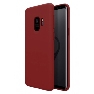 Samsung Galaxy S9 Kılıf İnce Soft Mat Renkli Esnek Silikon Kapak - Mürdüm