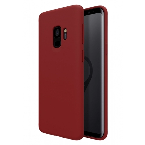 Samsung Galaxy S9 Kılıf İnce Soft Mat Renkli Esnek Silikon Kapak - Mürdüm