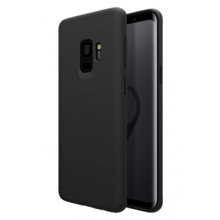 Samsung Galaxy S9 Kılıf İnce Soft Mat Renkli Esnek Silikon Kapak - Siyah