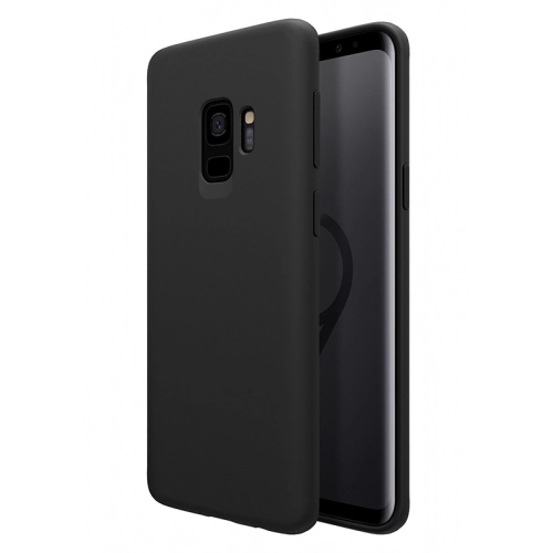 Samsung Galaxy S9 Kılıf İnce Soft Mat Renkli Esnek Silikon Kapak - Siyah