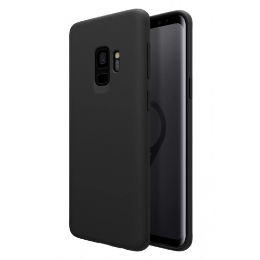 Samsung Galaxy S9 Kılıf İnce Soft Mat Renkli Esnek Silikon Kapak - Siyah