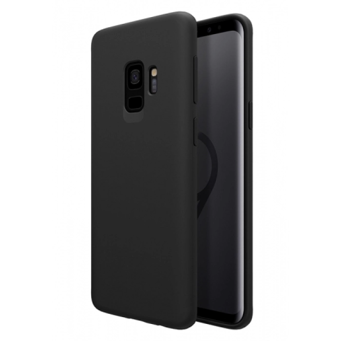 Samsung Galaxy S9 Kılıf İnce Soft Mat Renkli Esnek Silikon Kapak - Siyah