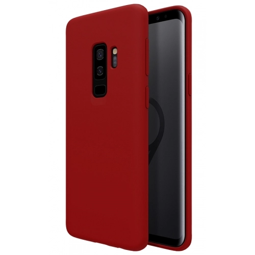 Samsung Galaxy S9 Plus Kılıf İnce Soft Mat Renkli Esnek Silikon Kapak - Mürdüm