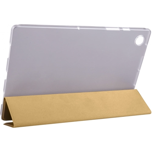 Samsung Galaxy Tab A 10.1 2016 - P580 Tablet Kılıfı Standlı Smart Cover Kapak - Gold