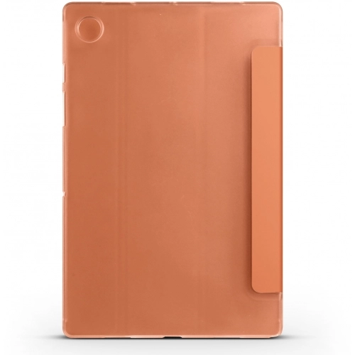 Samsung Galaxy Tab A 10.1 2016 - P580 Tablet Kılıfı Standlı Smart Cover Kapak - Turuncu