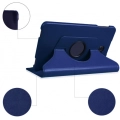 Samsung Galaxy Tab A 10.1 (T580) Tablet Kılıfı 360 Derece Dönebilen Standlı Kapak - Lacivert