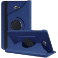Samsung Galaxy Tab A 10.1 (T580) Tablet Kılıfı 360 Derece Dönebilen Standlı Kapak - Lacivert