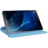 Samsung Galaxy Tab A 10.1 (T580) Tablet Kılıfı 360 Derece Dönebilen Standlı Kapak - Mavi