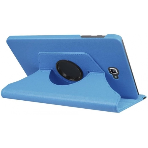 Samsung Galaxy Tab A 10.1 (T580) Tablet Kılıfı 360 Derece Dönebilen Standlı Kapak - Mavi