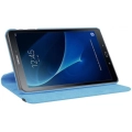 Samsung Galaxy Tab A 10.1 (T580) Tablet Kılıfı 360 Derece Dönebilen Standlı Kapak - Mavi
