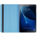 Samsung Galaxy Tab A 10.1 (T580) Tablet Kılıfı 360 Derece Dönebilen Standlı Kapak - Mavi