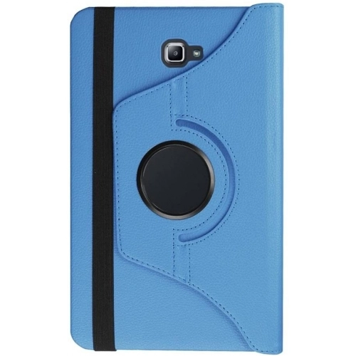 Samsung Galaxy Tab A 10.1 (T580) Tablet Kılıfı 360 Derece Dönebilen Standlı Kapak - Mavi