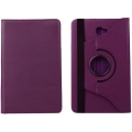 Samsung Galaxy Tab A 10.1 (T580) Tablet Kılıfı 360 Derece Dönebilen Standlı Kapak - Mor