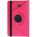 Samsung Galaxy Tab A 10.1 (T580) Tablet Kılıfı 360 Derece Dönebilen Standlı Kapak - Pembe