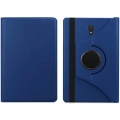 Samsung Galaxy Tab A 10.5 (T590) Tablet Kılıfı 360 Derece Dönebilen Standlı Kapak - Lacivert