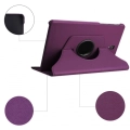 Samsung Galaxy Tab A 10.5 (T590) Tablet Kılıfı 360 Derece Dönebilen Standlı Kapak - Mor