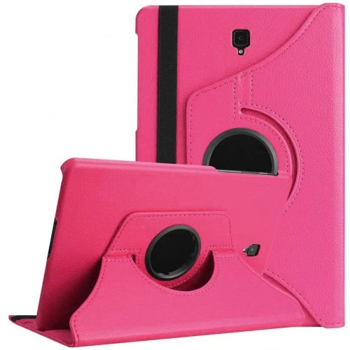 Samsung Galaxy Tab A 10.5 (T590) Tablet Kılıfı 360 Derece Dönebilen Standlı Kapak - Pembe
