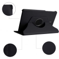 Samsung Galaxy Tab A 10.5 (T590) Tablet Kılıfı 360 Derece Dönebilen Standlı Kapak - Siyah