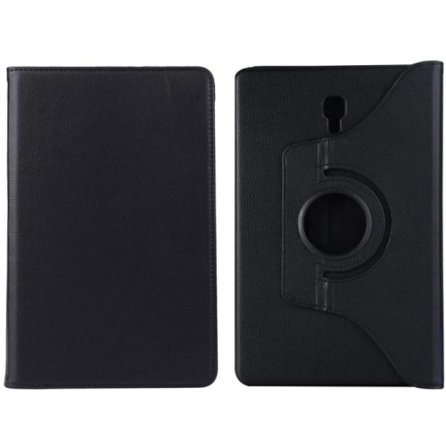 Samsung Galaxy Tab A 10.5 (T590) Tablet Kılıfı 360 Derece Dönebilen Standlı Kapak - Siyah