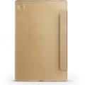 Samsung Galaxy Tab A 10.5 - T590 Tablet Kılıfı Standlı Smart Cover Kapak - Gold