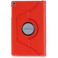 Samsung Galaxy Tab A 8 (T290) Tablet Kılıfı 360 Derece Dönebilen Standlı Kapak - Kırmızı