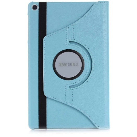 Samsung Galaxy Tab A 8 (T290) Tablet Kılıfı 360 Derece Dönebilen Standlı Kapak - Mavi