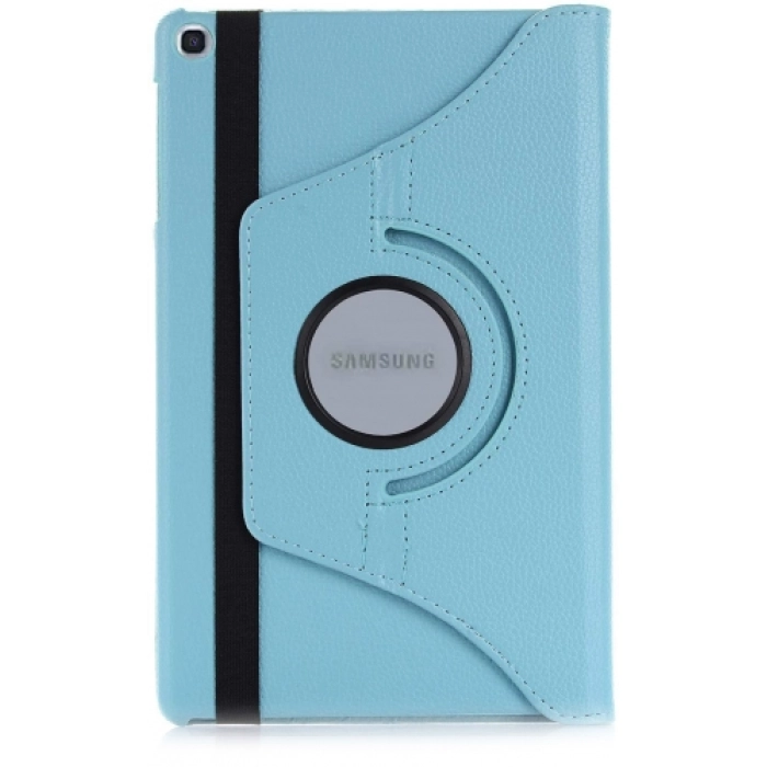 Samsung Galaxy Tab A 8 (T290) Tablet Kılıfı 360 Derece Dönebilen Standlı Kapak - Mavi