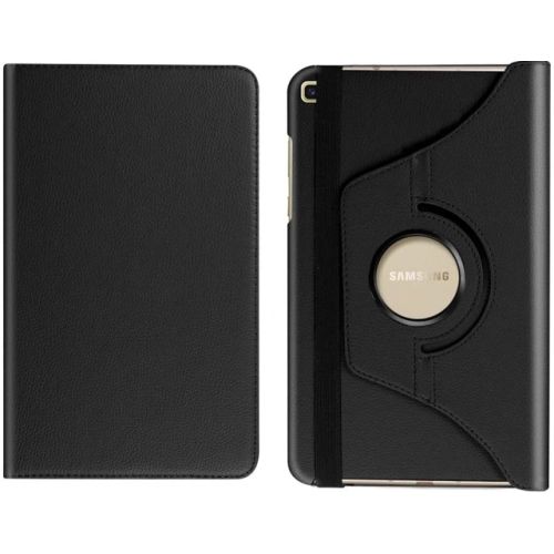 Samsung Galaxy Tab A8 T290 Tablet Kılıfı 360 Derece Dönebilen Standlı Kapak - Siyah