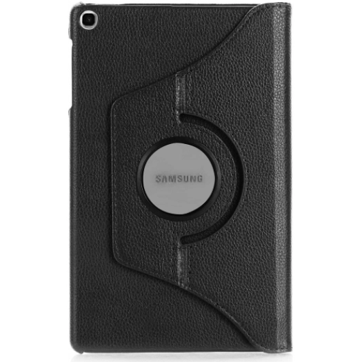 Samsung Galaxy Tab A8 T290 Tablet Kılıfı 360 Derece Dönebilen Standlı Kapak - Siyah