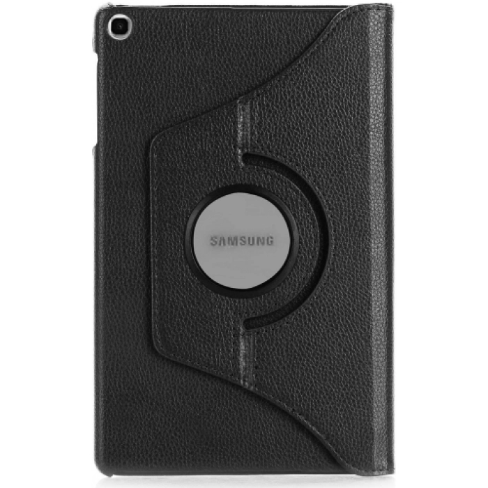 Samsung Galaxy Tab A8 T290 Tablet Kılıfı 360 Derece Dönebilen Standlı Kapak - Siyah