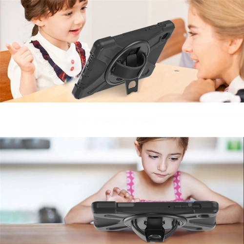 Samsung Galaxy Tab A7 Lite T220 Kılıf Zore Defender Tablet Silikon - Siyah