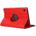 Samsung Galaxy Tab A7 Lite T220 Tablet Kılıfı 360 Derece Dönebilen Standlı Kapak - Kırmızı