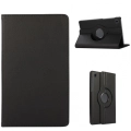 Samsung Galaxy Tab A7 Lite T220 Tablet Kılıfı 360 Derece Dönebilen Standlı Kapak - Siyah