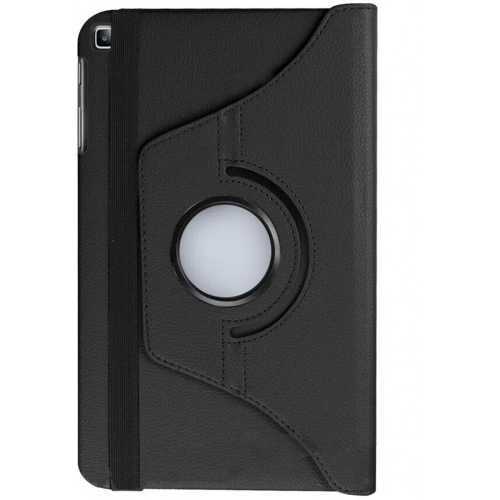 Samsung Galaxy Tab A7 Lite T220 Tablet Kılıfı 360 Derece Dönebilen Standlı Kapak - Siyah