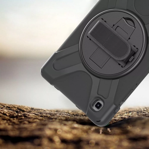 Samsung Galaxy Tab A7 Lite T225 Kılıf Zore Defender Tablet Silikon - Siyah