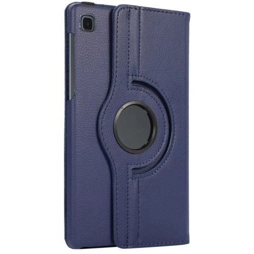 Samsung Galaxy Tab A7 Lite T225 Tablet Kılıfı 360 Derece Dönebilen Standlı Kapak - Lacivert
