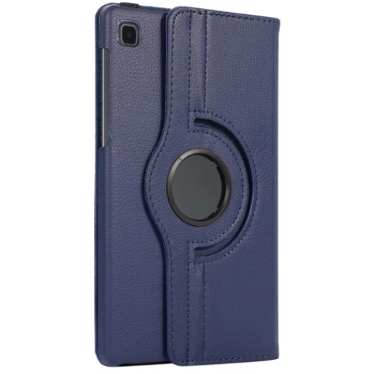 Samsung Galaxy Tab A7 Lite T225 Tablet Kılıfı 360 Derece Dönebilen Standlı Kapak - Lacivert